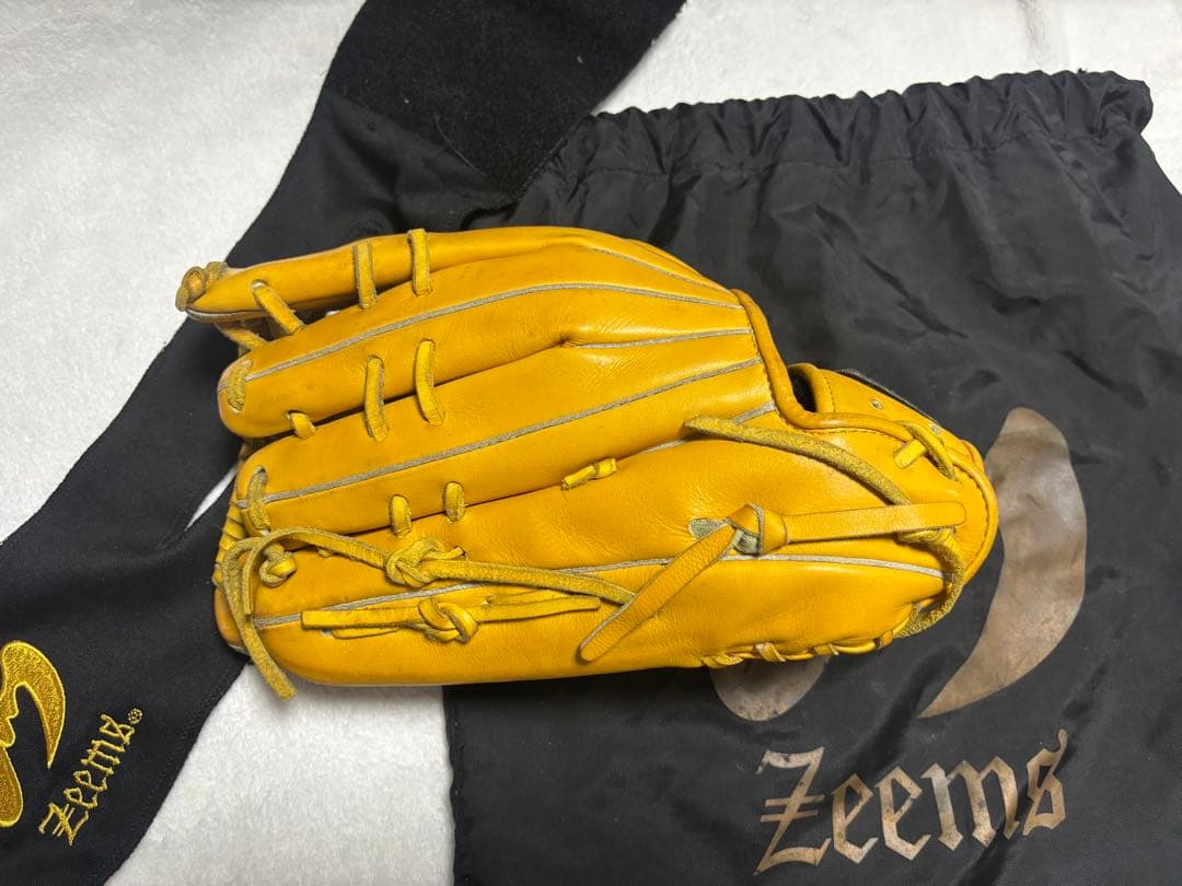 ジームスグラブ　硬式　外野用　右投げ　イエロー　ESPⅡ-788