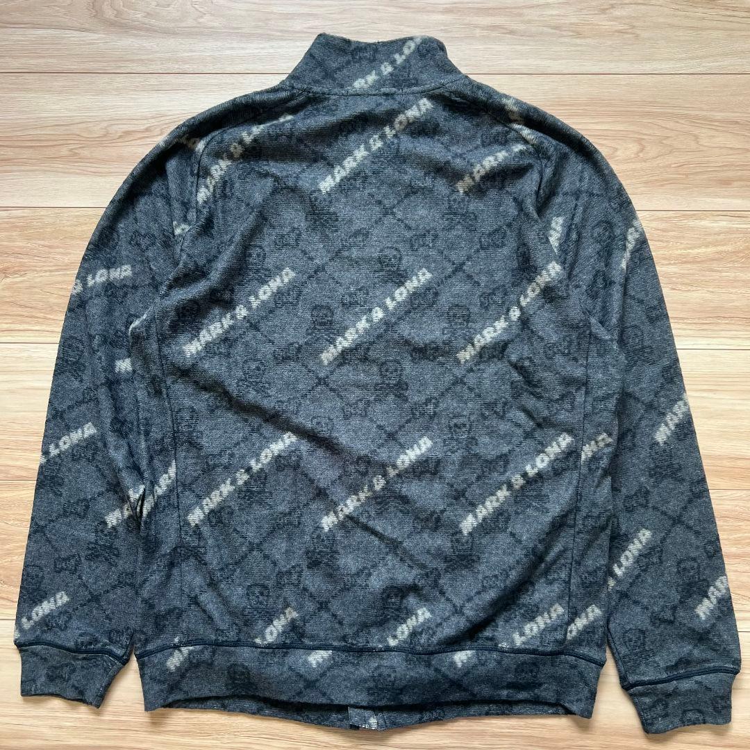 MARK＆LONA マークアンドロナ　フリース　ジャケット　総柄　ゴルフ　メンズ