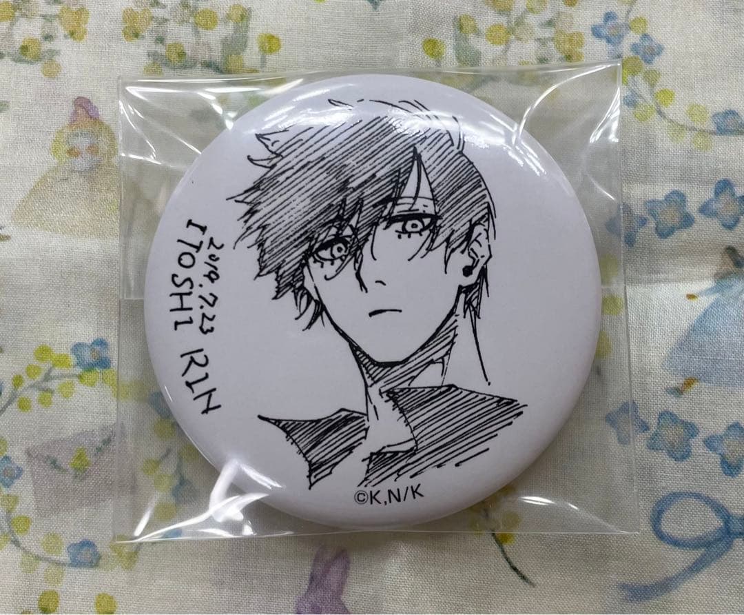 ブルーロック あたり付き缶バッジ プリンセスカフェ 糸師凛 原作