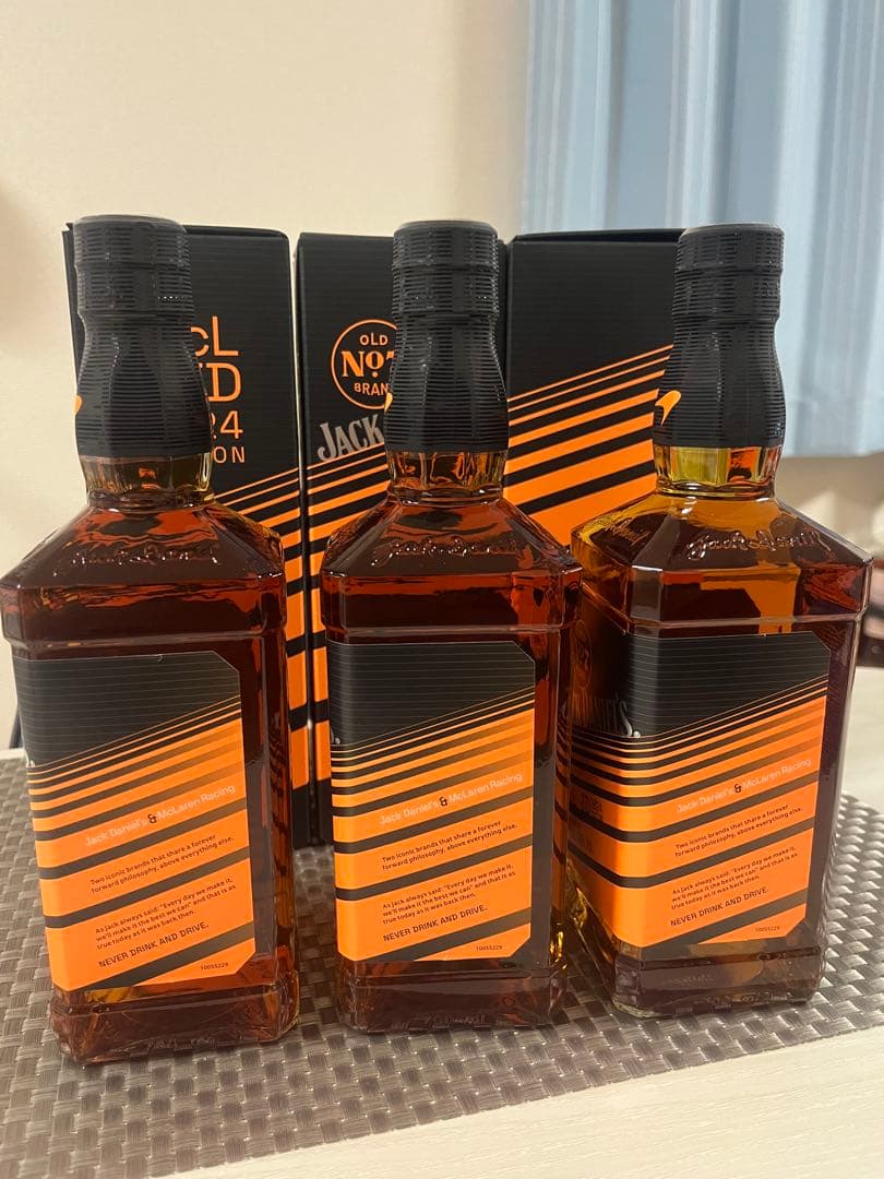 ジャックダニエル　2024年限定品　マクラーレンエディション 3本セット