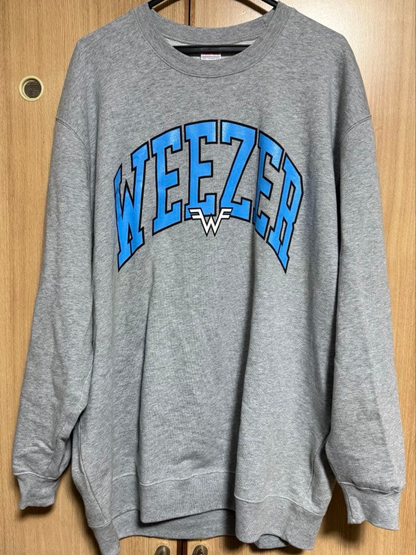 【即完】 Weezer グレー スウェットXXLサイズ