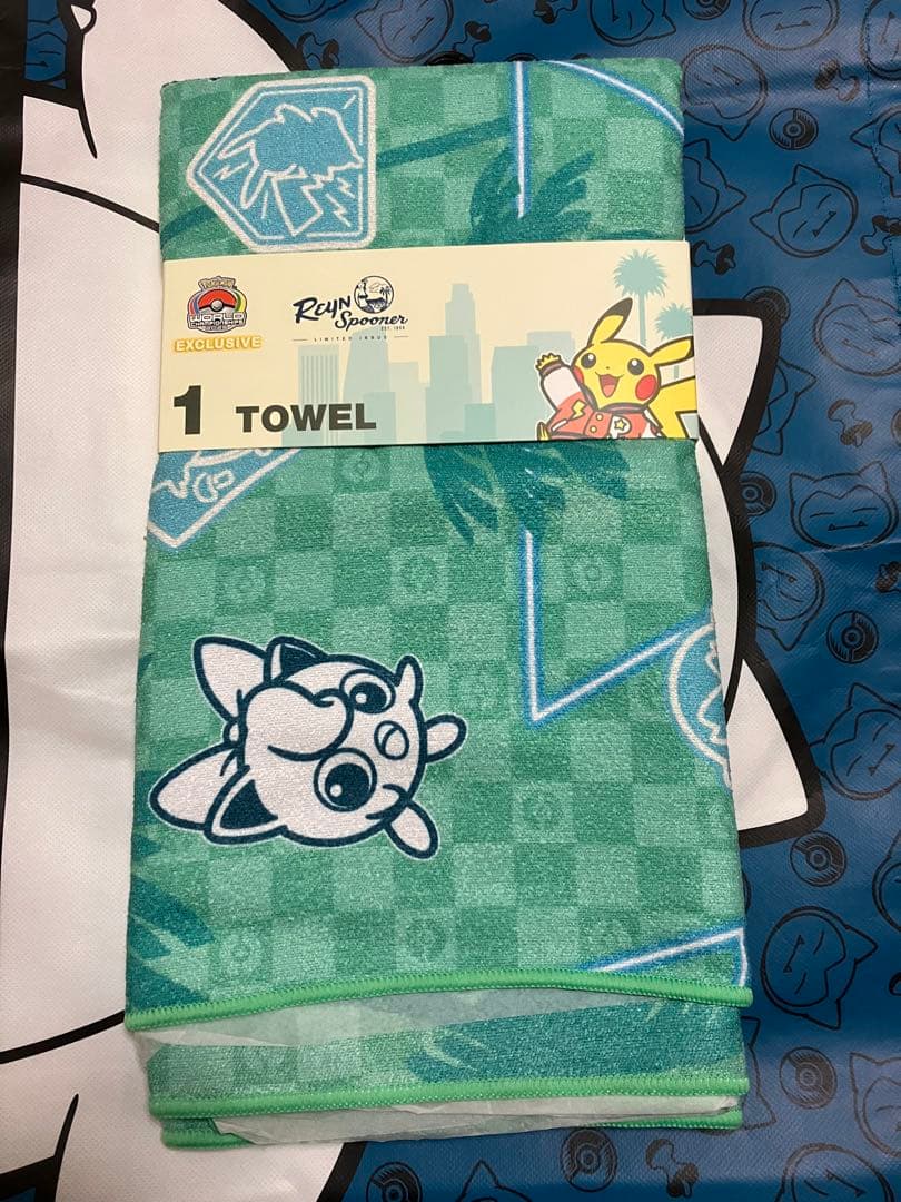 WCS 2025 ポケモン アナハイム レインスプーナー タオル