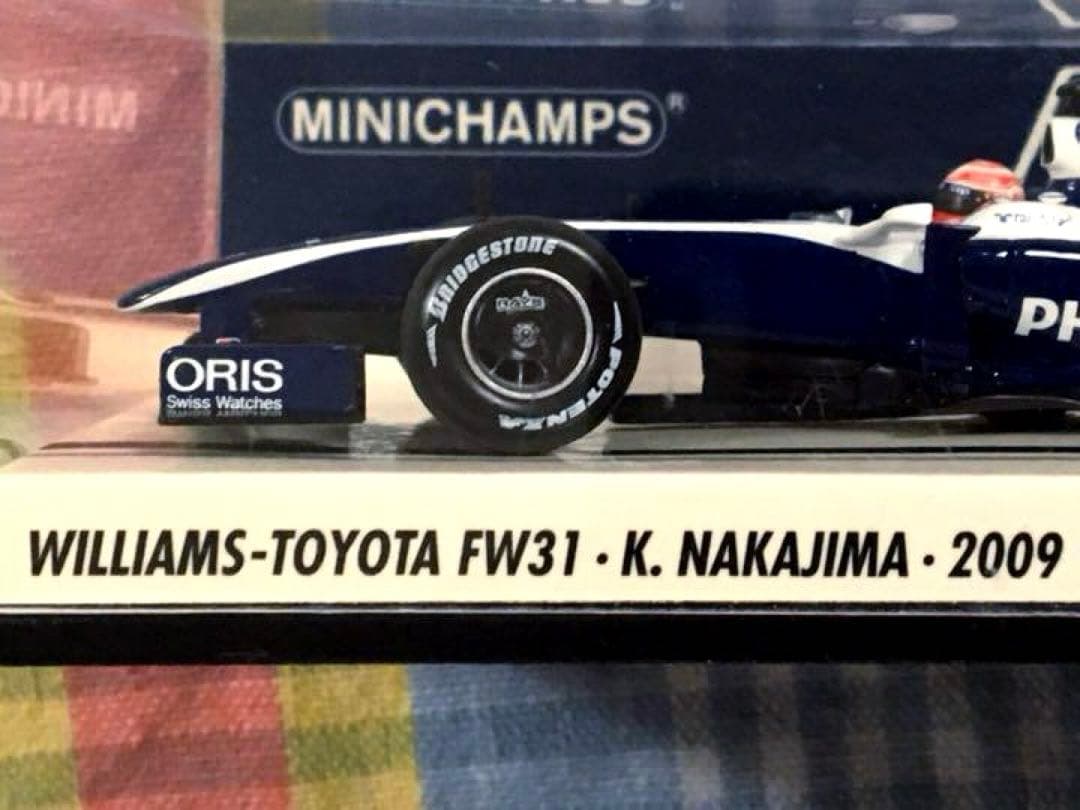 ミニチャンプス 1/43 ウィリアムズ・トヨタ FW31 中嶋一貴