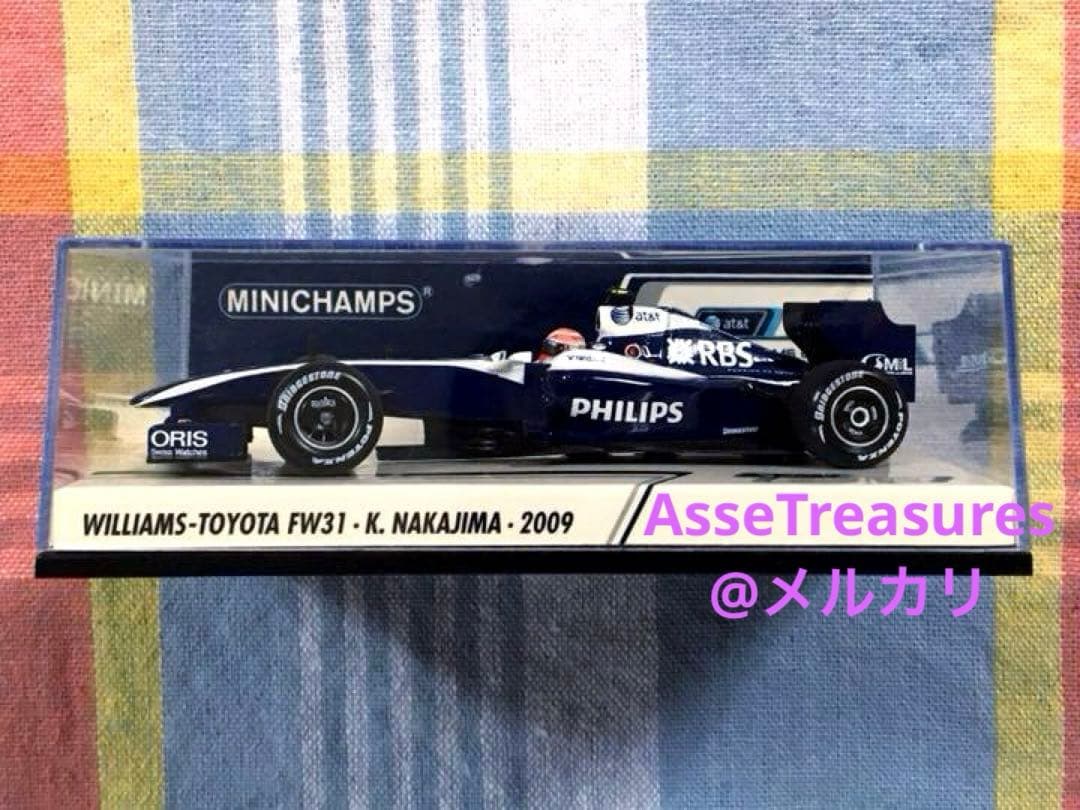 ミニチャンプス 1/43 ウィリアムズ・トヨタ FW31 中嶋一貴