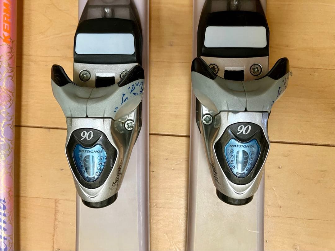 レディース ROSSIGNOL✴︎カービングスキー板148・ストック