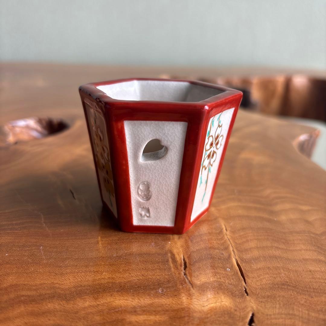 雪洞蓋置 加賀瑞山造 ぼんぼり蓋置 茶道具 共箱