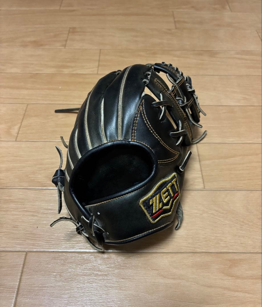 ZETT 硬式グローブ 黒