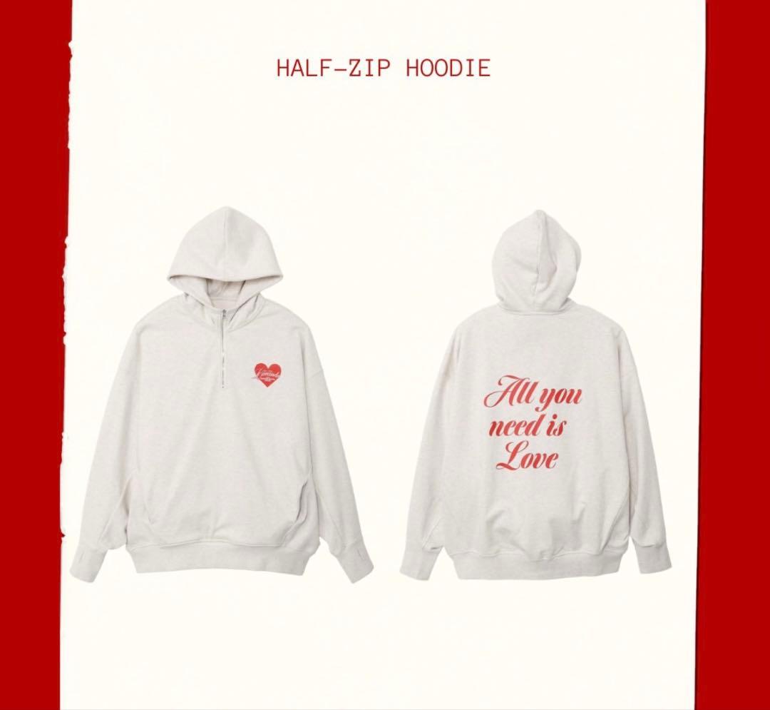 宇野実彩子 LAVANDA 展示会限定 ハーフジップフーディー