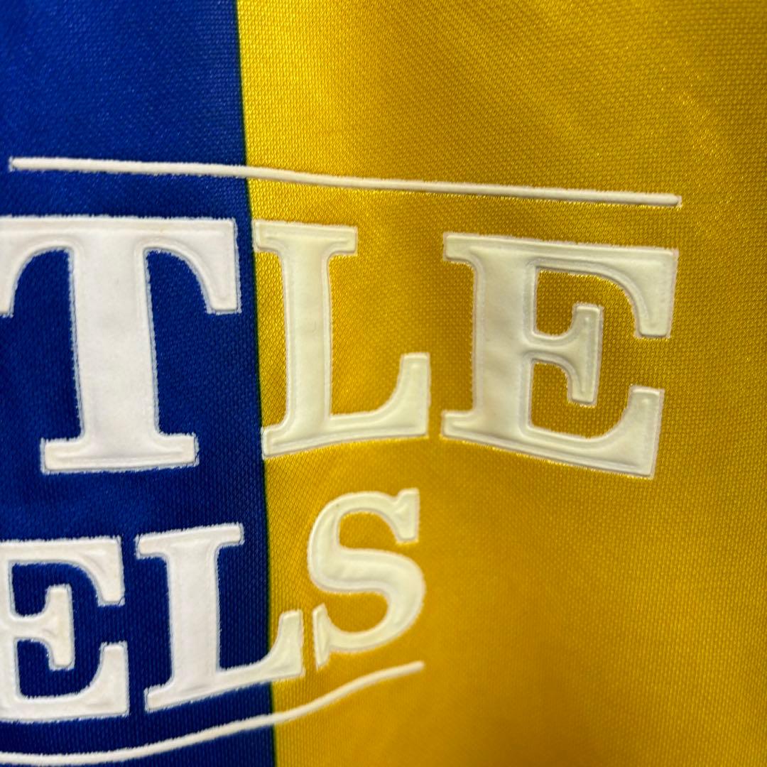 asics アシックス リーズユナイテッド ユニフォーム ゲームシャツ黄色 青