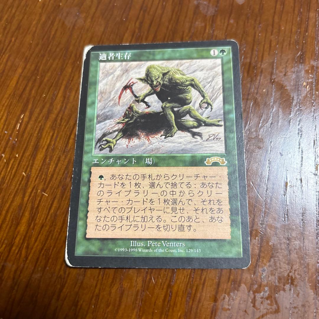 Survival of the Fittest　適者生存 マジックザギャザリング