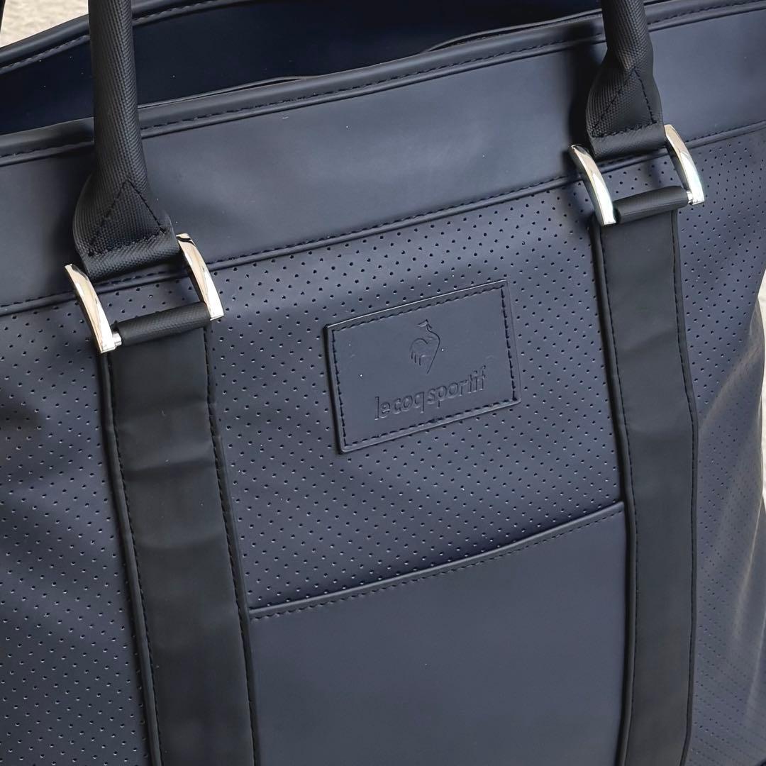 美品 ルコック 二層式 ゴルフ トートバッグ ボストンバッグ　2WAY仕様