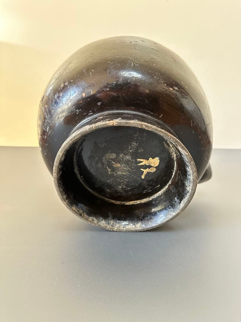 朽木　片口　酒上　酒器　漆器　江戸時代〜明治時代頃