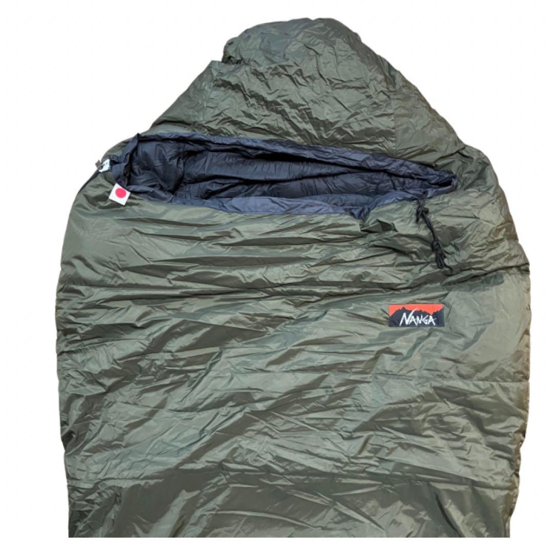 ほ*ー様 ナンガ NANGA オーロラ 800DX カーキ　3ten 寝袋　シュ