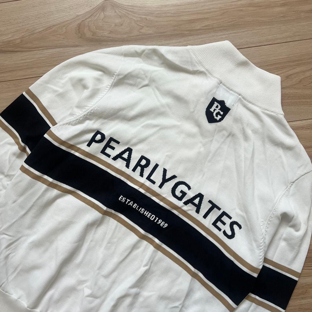 PEARLY GATES パーリーゲイツ　ニット　ジャケット　メンズ　ロゴ　M