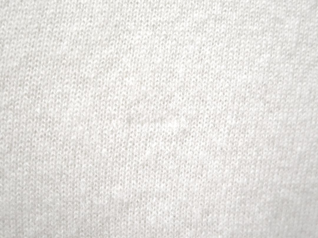 訳あり●パーリーゲイツ●フライングラビット　ピュアカシミヤクルーネックセータ　L