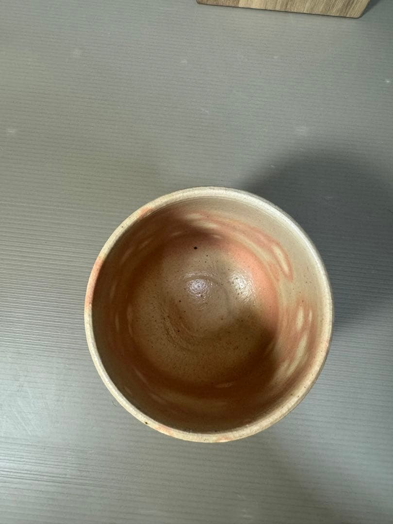 2311 清和窯　立鶴文　筒茶碗