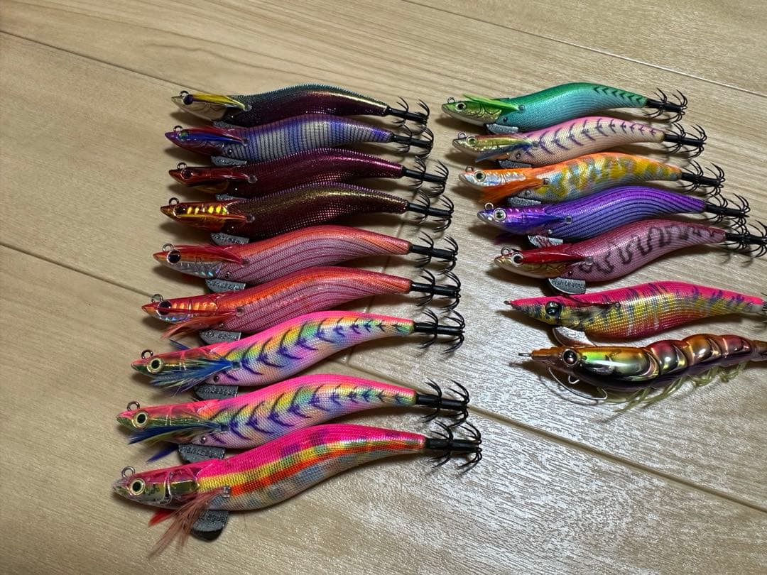 ダートマックス　3.5 14本、エギ王、パタパタ