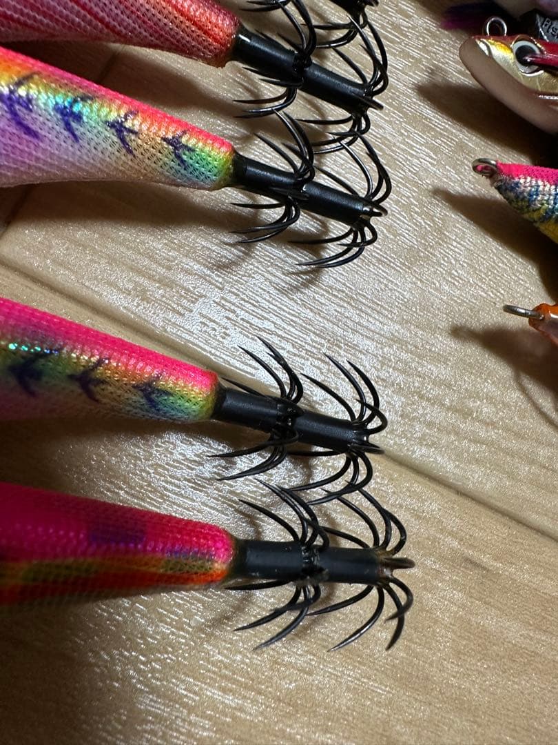 ダートマックス　3.5 14本、エギ王、パタパタ