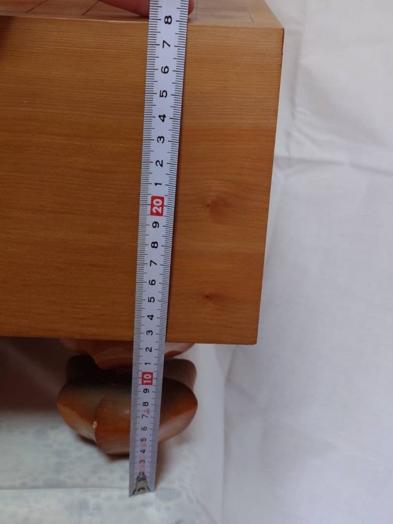 木製囲碁盤セット 白黒石付き