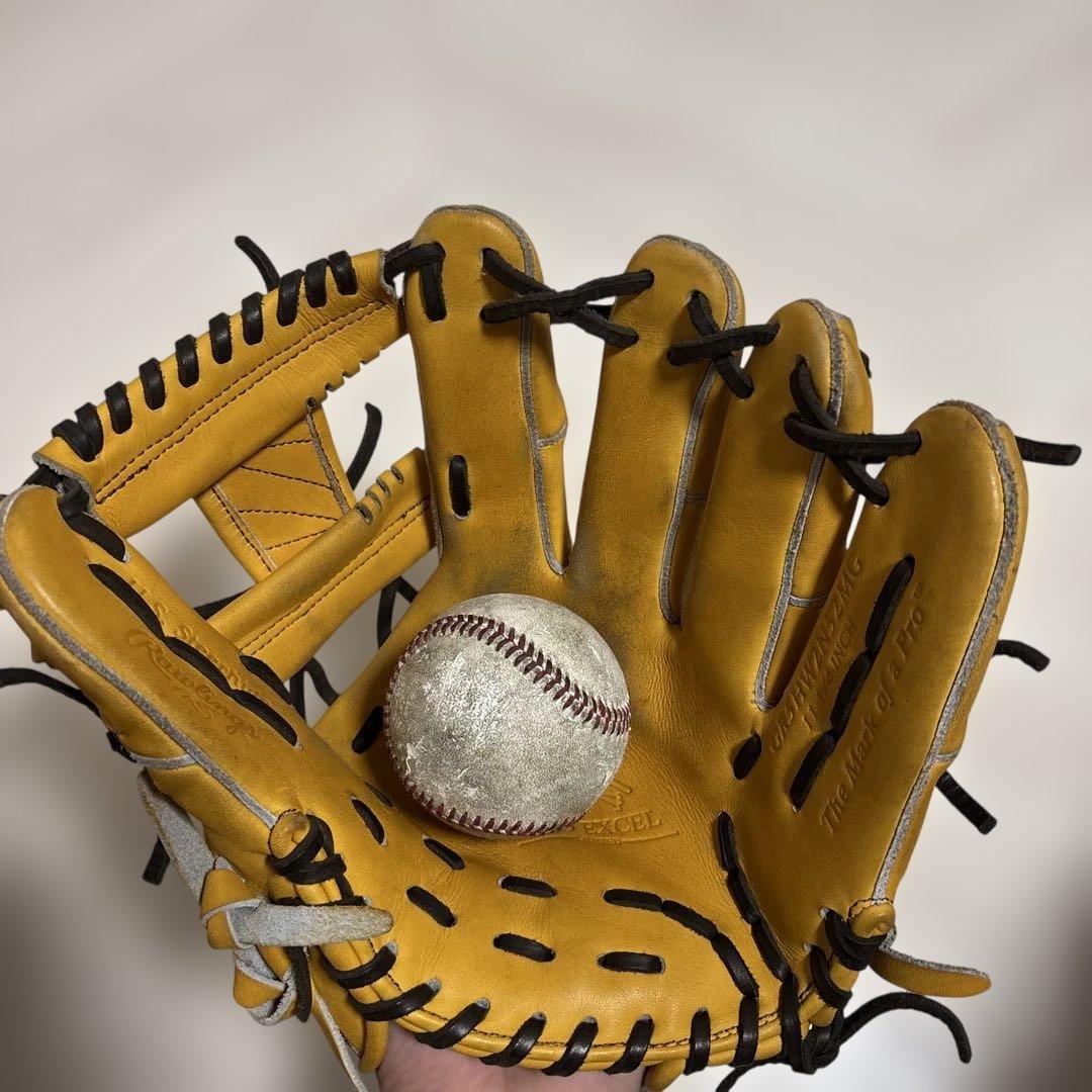 Rawlings 軟式内野グローブ イエロー