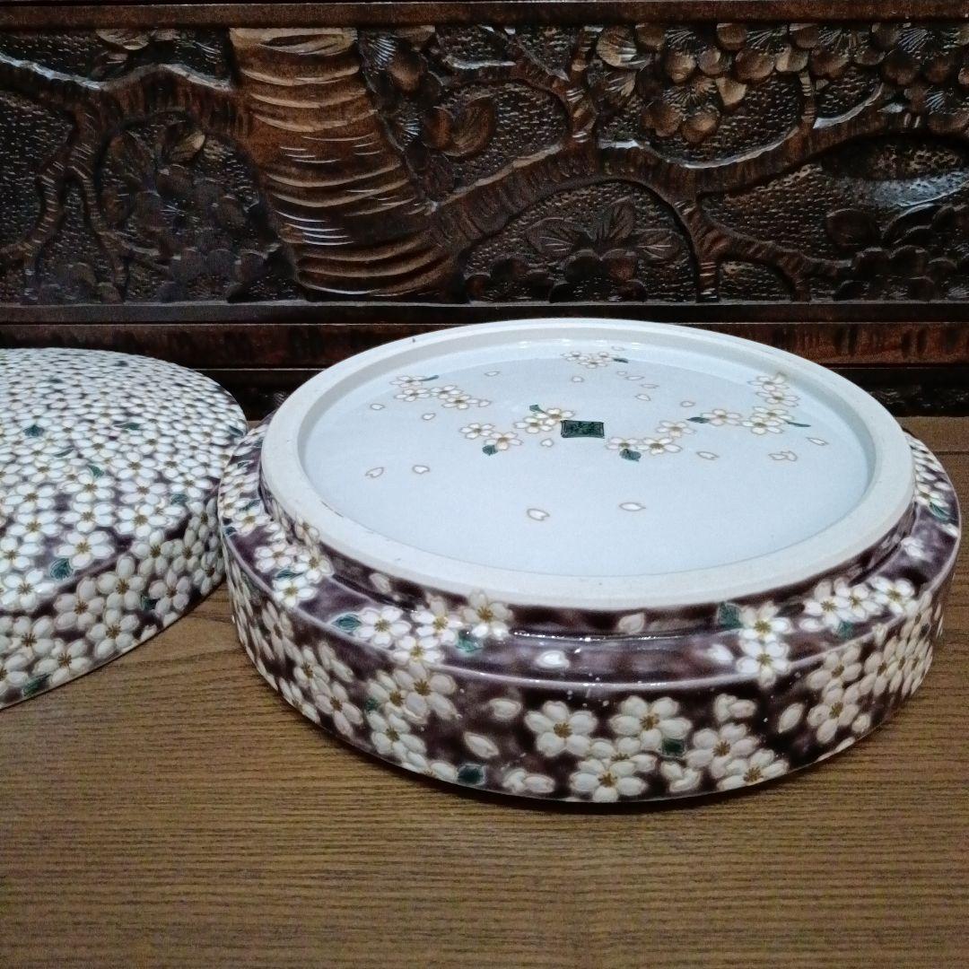 再お値下げ◆九谷焼 ◆伝統工芸士 宮本晄オリジナル作品◆喰籠◆◆春爛漫◆◆