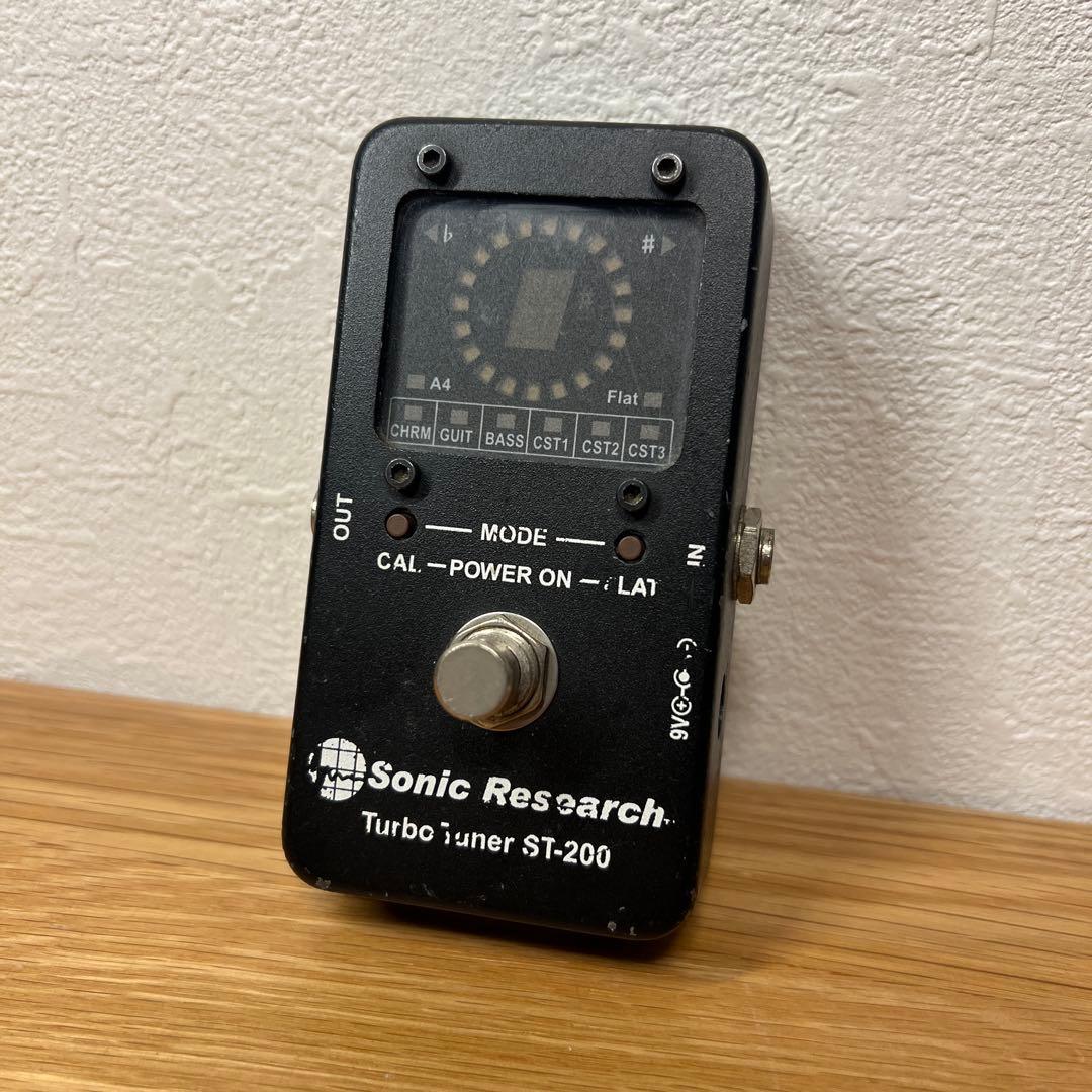 ギター Sonic Research Turbo Tuner ST-200