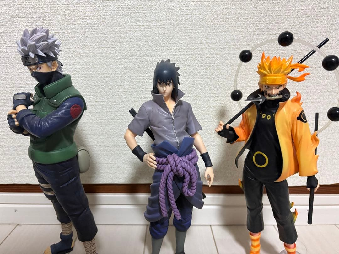 NARUTO 一番くじ 紡がれる火の意志フィギュア ナルトサスケカカシ