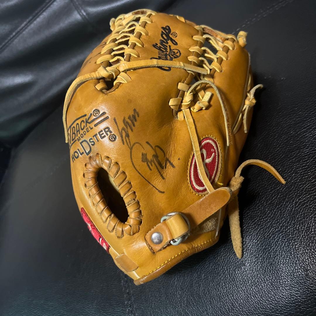 Rawlings ローリングス　 阪神タイガース選手直筆サイン入り 軟式グローブ