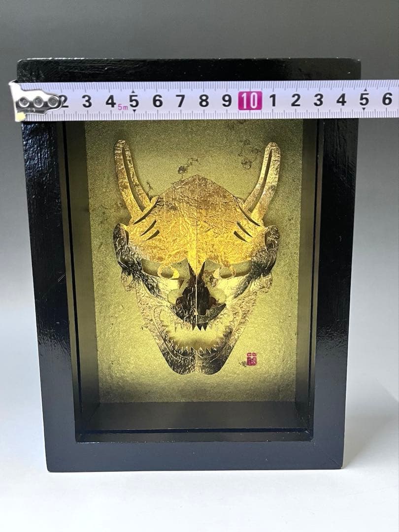 E232 般若　前山一夫　木製フランス製　中張り18金紙　24金紙