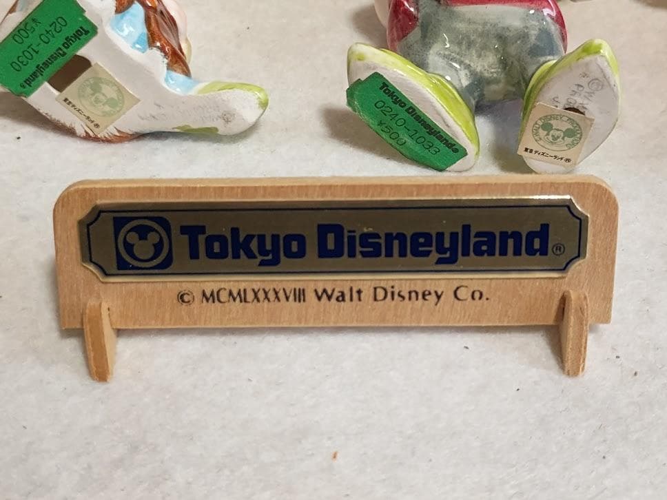 TDL 陶器製フィギュリン 10体セット 白雪姫 七人のこびと ドナルド 正規品