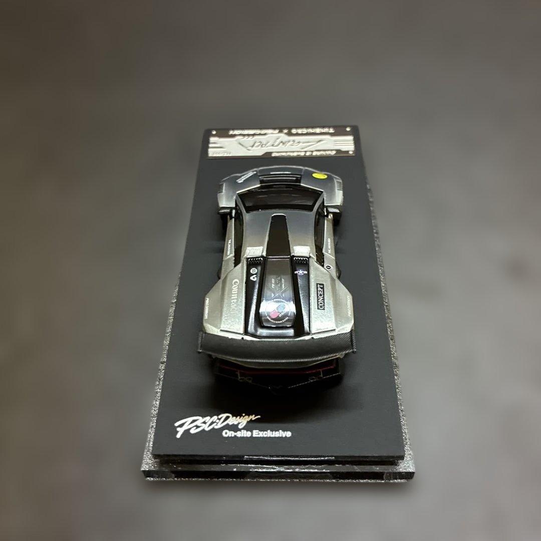 907 ※ カウンタックLPI800-4 PSCデザインコラボ 1/64ミニカー