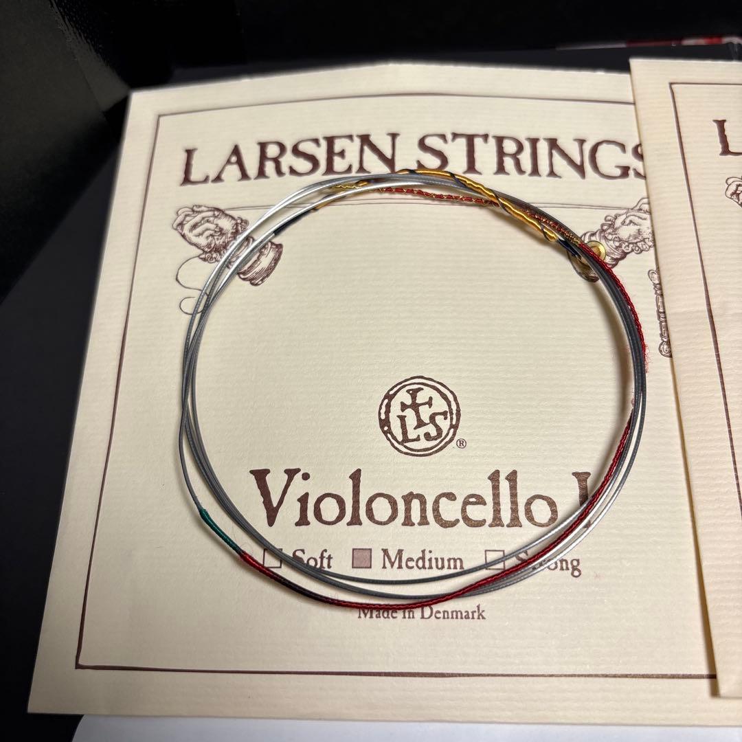 チェロ弦 A.Dラーセン G.Cスピロコアタングステン 6ヶ月使用