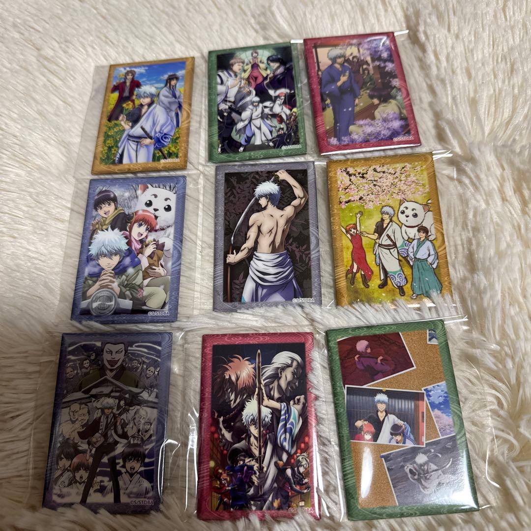 銀魂 スクエア 缶バッジ セット 半裸レア有