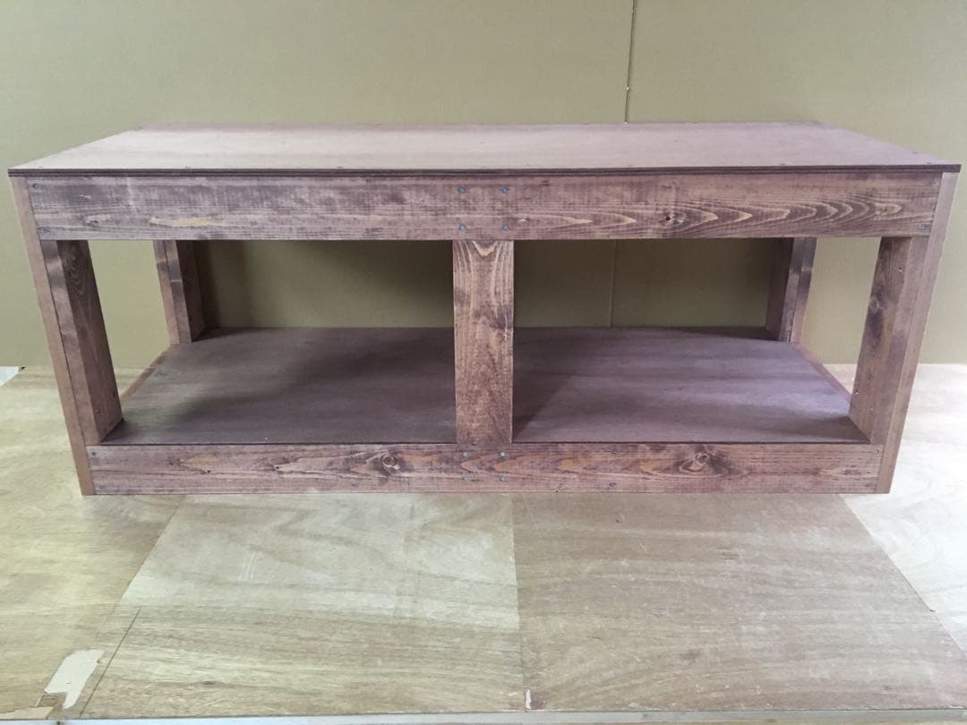 水槽台120用　補強柱付