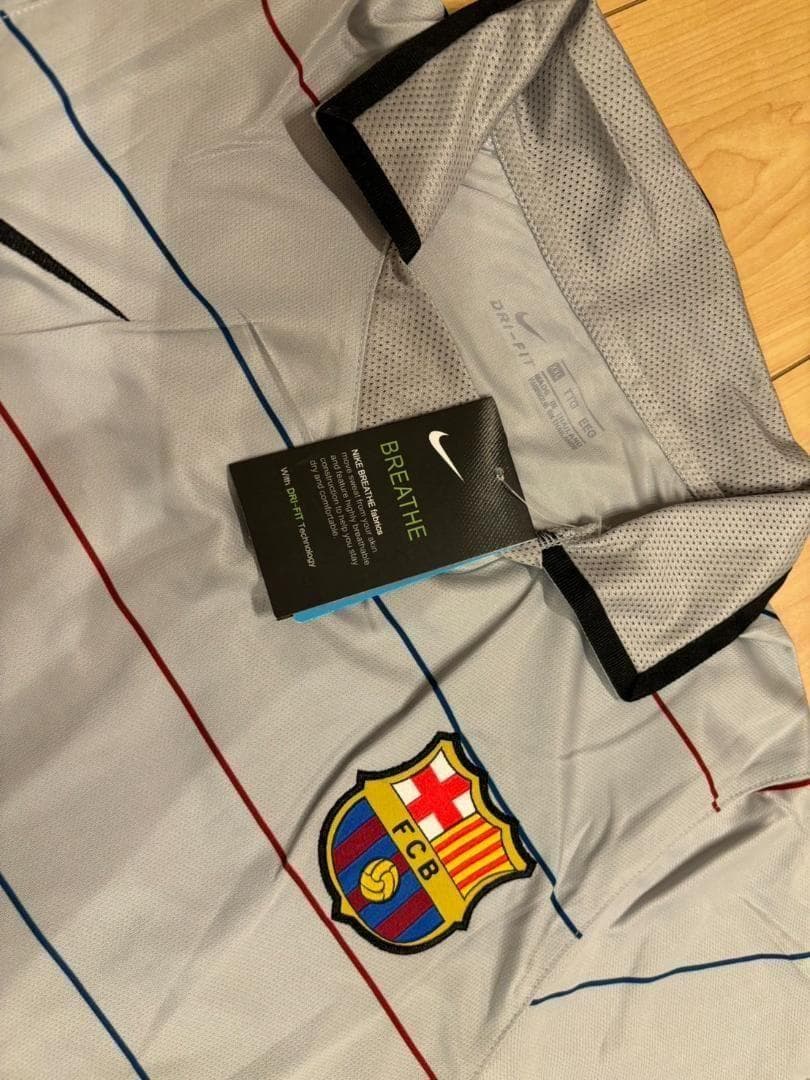 【新品タグ付】ロナウジーニョ ユニフォーム Away 2XL 03-04 バルサ