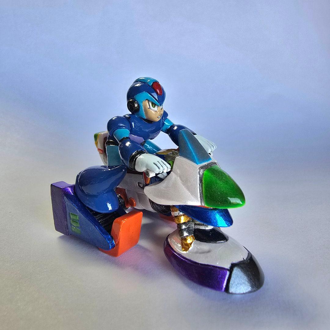 ライドチェイサー チェバル ロックマンX 消しゴム フィギュア 個人塗装品