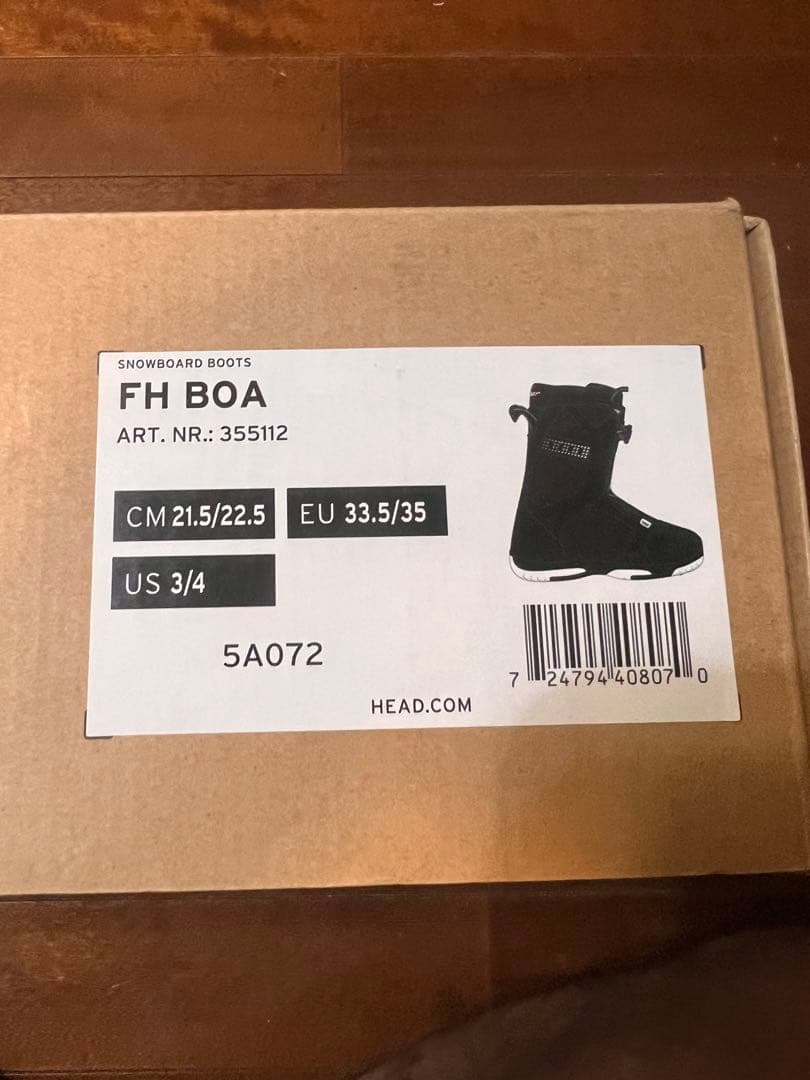 HEAD FH BOA 2021-2022モデル　21.5/22.5センチ