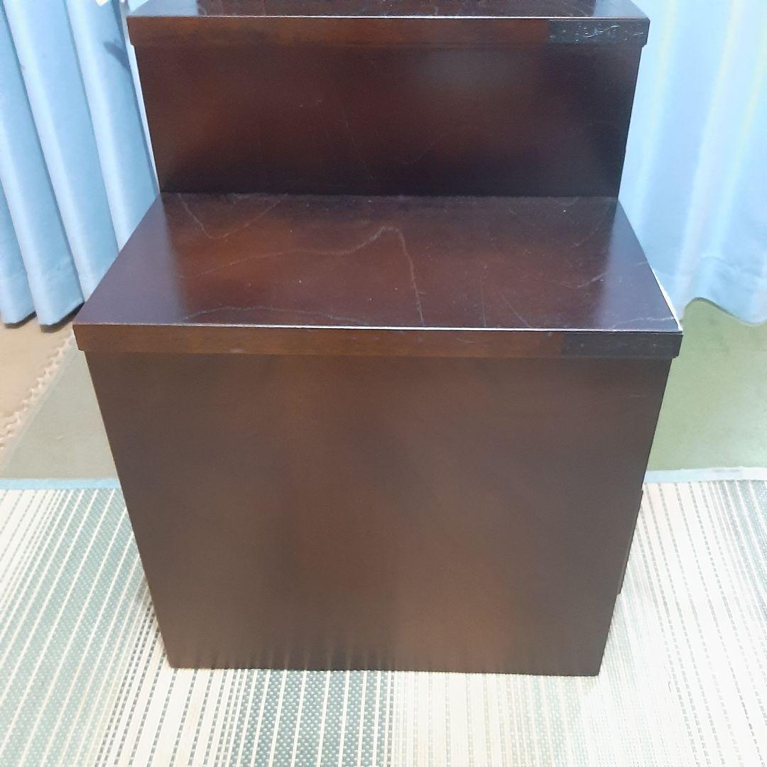希少 アンティーク 階段 箪笥 引き出し鍵付き 74×76×45 右上がり