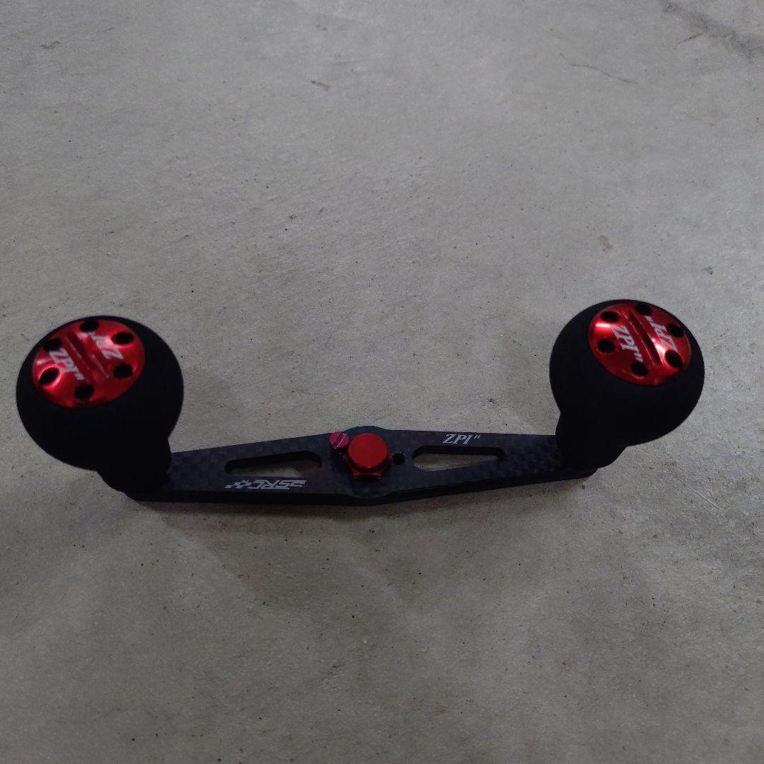 ZPI 　イナーシャ　ベイトリールカーボンハンドル 110ｍｍ　レッド/ブラック