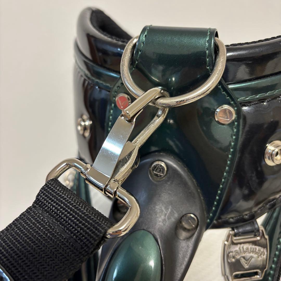 Callaway キャロウェイ キャディバッグ ホワイト×グリーン 9型 ゴルフ