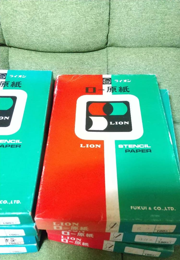 謄写版原紙 謄写原紙 LION まとめ売り！！