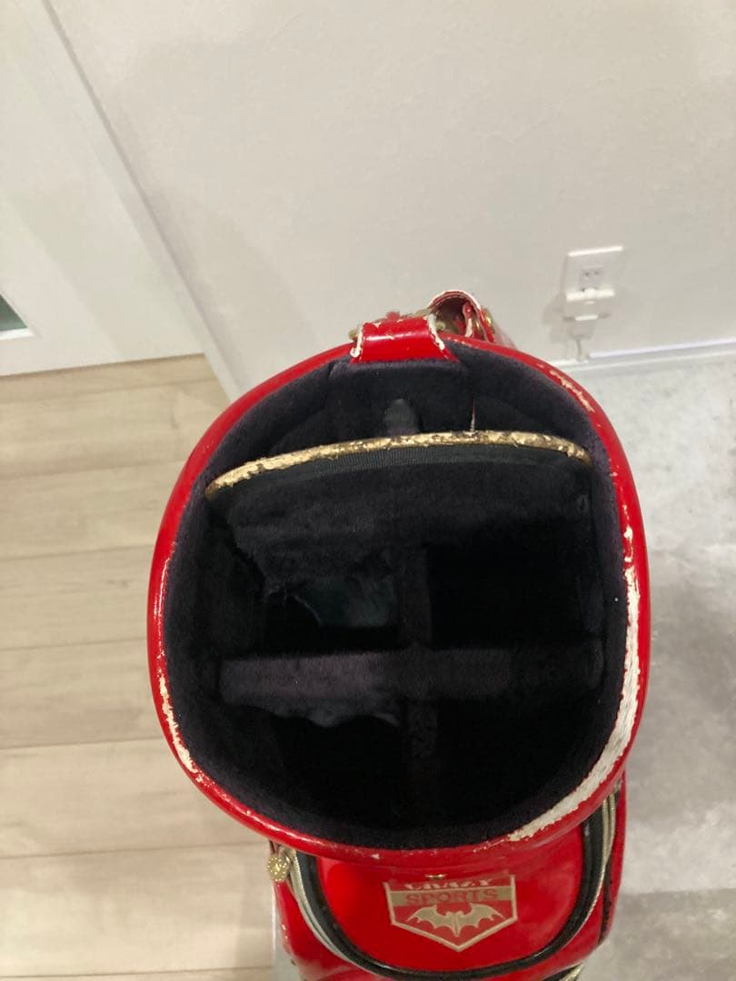 CRAZY SPORTS ゴルフバッグ レッド