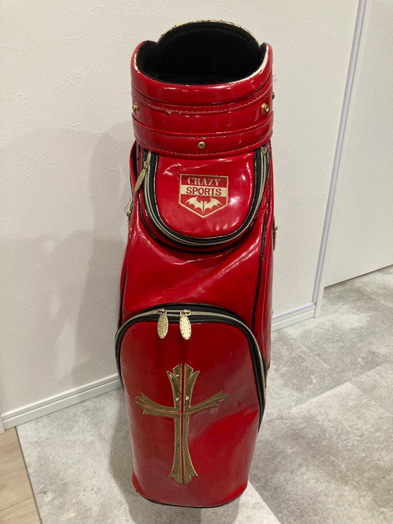 CRAZY SPORTS ゴルフバッグ レッド