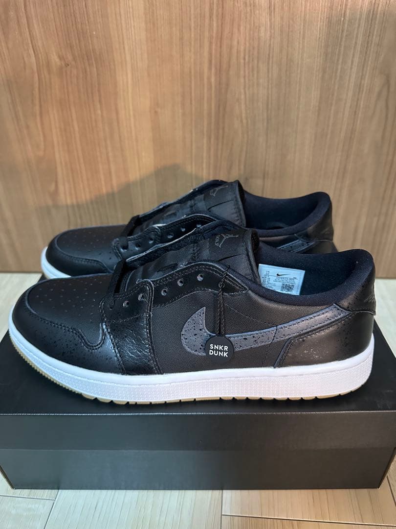 新品Nike Air Jordan 1 Low Golf BlackGum 28