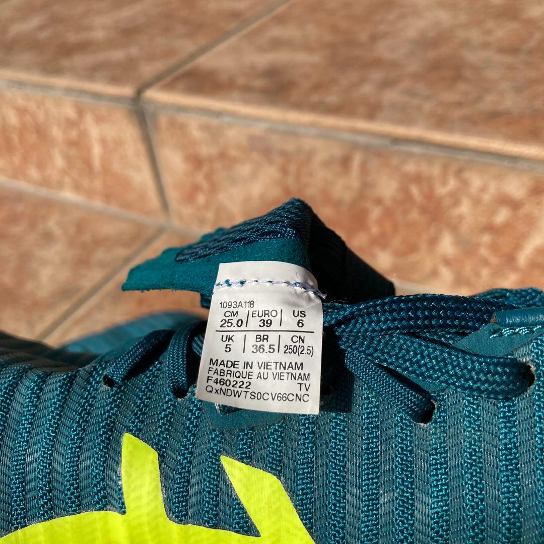 ASICS JET SPRINTスパイク　 ダークグリーン/イエロー 25.0