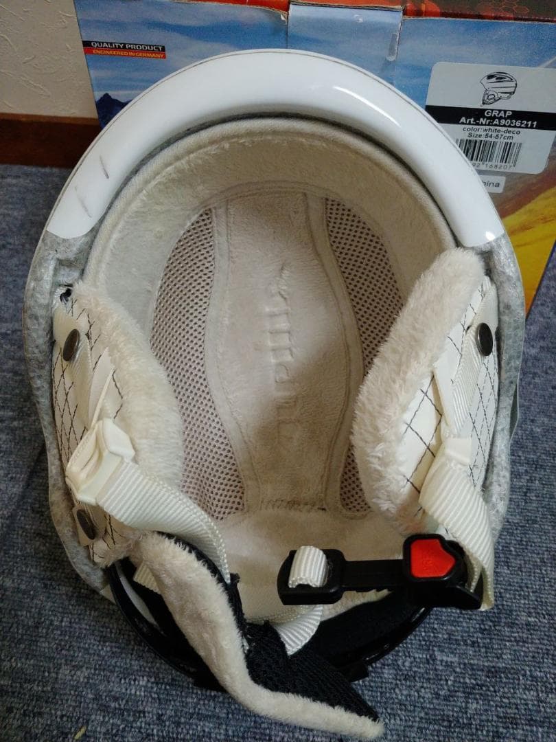 ALPINA ホワイト スキー・スノーボードヘルメット