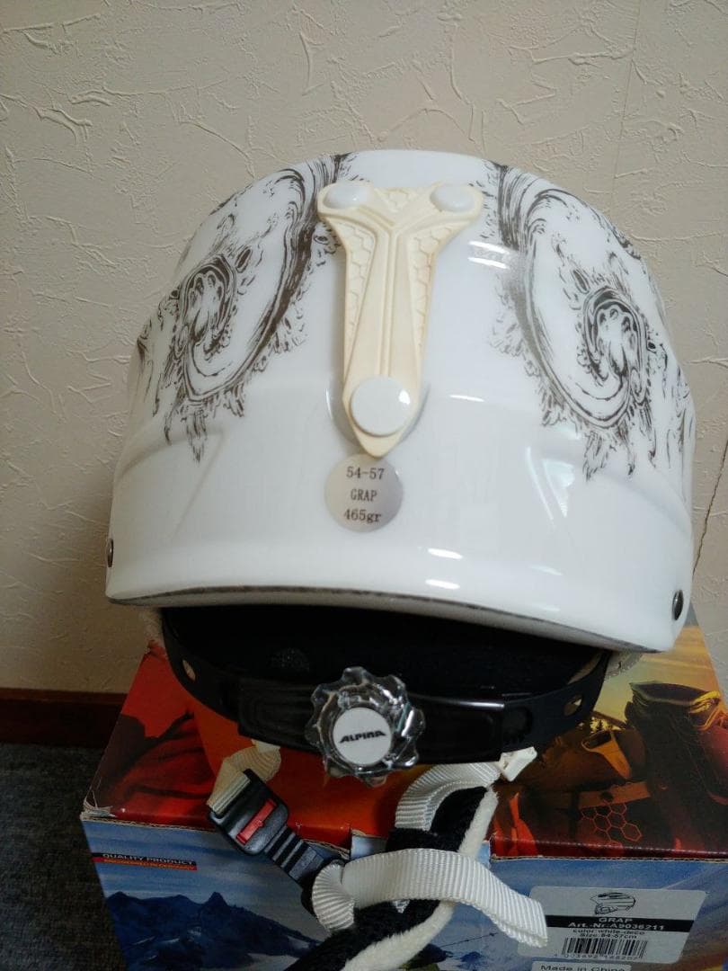 ALPINA ホワイト スキー・スノーボードヘルメット