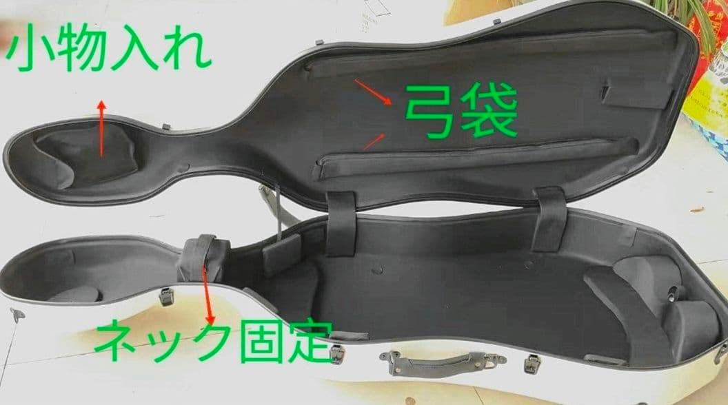 ぽんこ 3.1kg!シリーズ登場！超軽量高級チェロケース 領収書可！