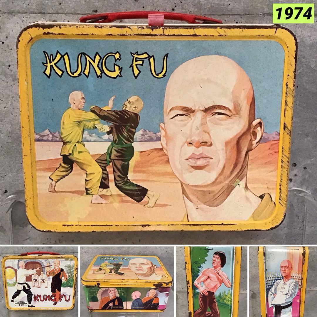 70s カンフー KUNG FU ブリキ ランチボックス ビンテージ