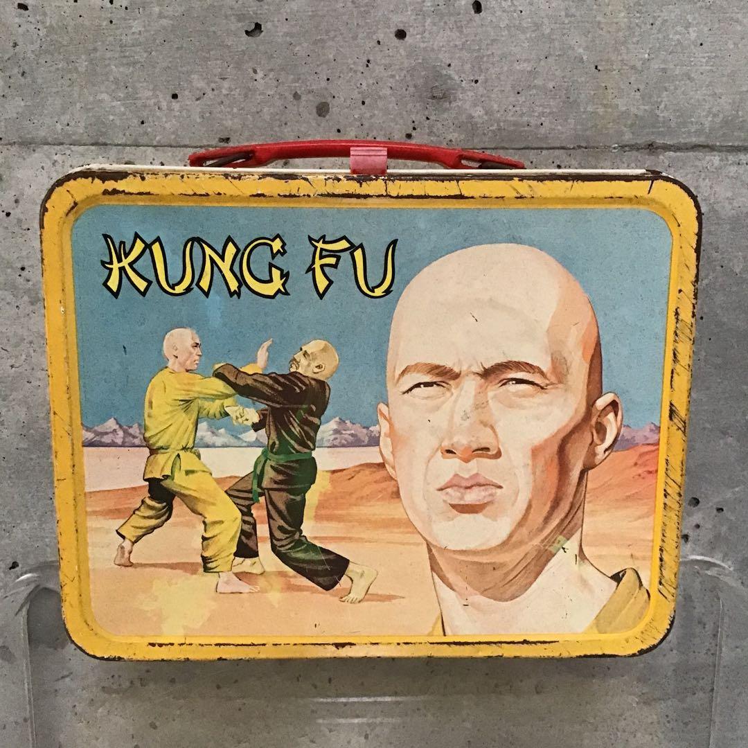 70s カンフー KUNG FU ブリキ ランチボックス ビンテージ
